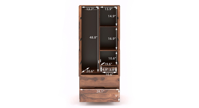 Juhi Solid wood Wardrobe